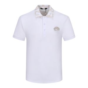 2023 Polos de diseñador para hombre Monclair Camisas clásicas Hombres Polos de lujo Camiseta para hombre informal Serpiente Abeja Estampado de letras Bordado Moda High Street Ma f9cM-3XL # ee