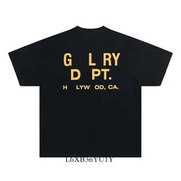 2023 Diseñador para hombre camisetas streetwear galerías gráfico tee departamentos tops letra impresión moda para hombre para mujer camisetas manga corta 100% algodón 7703