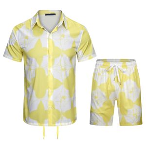 2023 Designer Mens Tracksuits Brand Gedrukte sportkleding Summer katoenen outfits mode korte mouw T-shirt shorts Jogging Suit M-XXXL 12ay