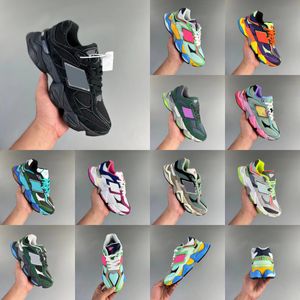 2023 Designer nieuwe 9060 hardloopschoenen sporttrainers voor mannen dames zwarte jogginglopers sneakers grote size 36-45