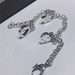 2023 Designer Nieuwe sieradenster Love Tassel Sterling Silver Simple Bracelet Net Red Ins