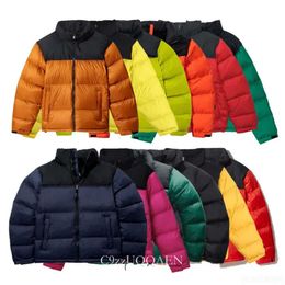 2023 Designer Northface North The Northface Down Jacket Parka Lettre brodée Rainbow Classic Top Femme Hiver 8872