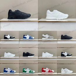 2023 Designer Run Away Casual Schoenen Luxe Leer Reliëf Graan Koeienhuid Lace-Up Sneaker Heren Sneakers Maat 38-45