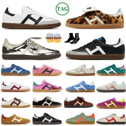 Og veganistische hardloopschoenen heren vrouwen verwonderen klei indoor collegiaal zwart wit gewaagd goud blauw roze fluweel Wales Bonner pony luipaard designer trainers platform sneakers