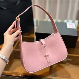 2023 Bolso de hombro de diseñador Bolso de axila Baguette de mujer Bolso de cuero Hobo Bolso Bolso de diseñador rosa Bolso con estampado de cocodrilo Bolso negro Bolso de sillín A012