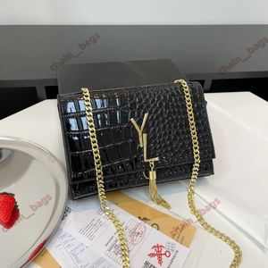 2023 Bolso de hombro de diseñador Bolso de axila Bolso de cuero Baguette para mujer Bolso Hobo Bolso de diseñador rosa Bolso con estampado de cocodrilo Bolso negro Bolso de sillín