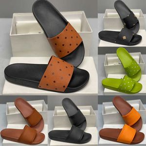 2023 Designer Slide Slippers Dames Visetos Slides Mannen Sandaal Mode Flats Rubberen Sandalen Antislip Slides Zomer Platform Slippers Met Doos NO465