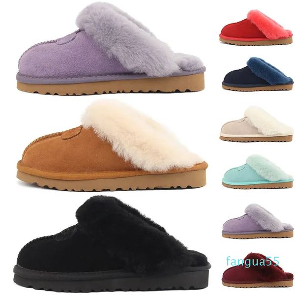 2023-diseñador de diapositivas zapatillas mujeres sandalias de diapositivas de piel negro blanco rosa marrón gris para mujer zapatos de nieve de invierno zapatillas de deporte clásicas zapatillas de deporte