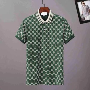 2023 Designer Stripe Polo Shirt T Shirts Snake Polos Bee Floral Embroidery Full Letters High Street Fashion Horse Polo T-Shirt