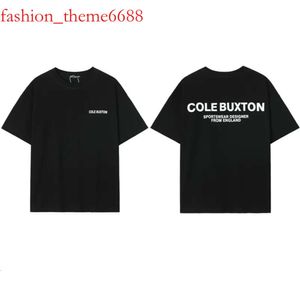 2023 Designer Summer Cole Buxton T-shirts masculins Lettre de street