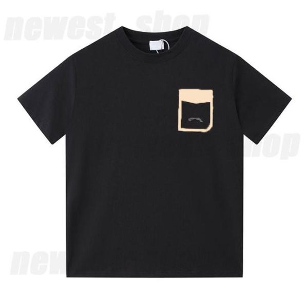 2023 diseñador verano camiseta para hombre camiseta círculo de lujo letra clásica impresión caballo Londres Inglaterra negro blanco camisetas tela simple6000866