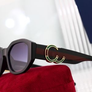2023 Gafas de sol de diseñador para mujer 7256 Gafas de moda Rectángulo Gran marco completo Diseño de letras para hombre Mujer 5 Opción de calidad superior