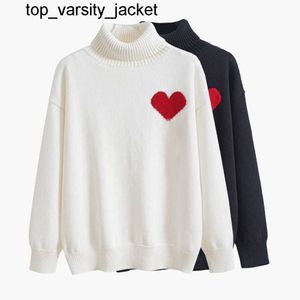 2023 Designer trui liefde hart heren vrouw liefhebbers paar vest ronde hals kraag damesmode merk brief wit zwart lange mouw kleding pullover