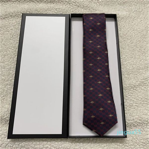 2023 Corbatas de diseñador Hombres Cuello Moda Corbatas para hombre Estampado de letras Hecho a mano Negocios Ocio Corbata Seda