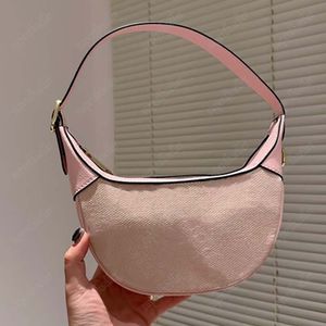 2023 Diseñador Totes Bag Moda Bolsos de hombro Luxurys Bolsos Mini Tote Pochette Canvas Crossbody Bordado Bolso Mujeres Cross Body Underarm Purse Wholesale