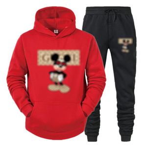 2023 Designer Survêtement Mens Survêtement Automne Logo Personnalisé Luxe Unisexe Formation Porter 2 Pièces Costumes De Jogging Plaine Survêtement Marque Sweat À Capuche