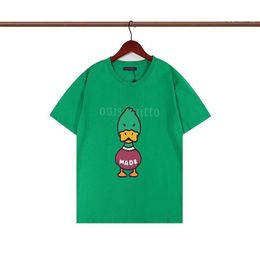 2023 tshirt design motif canard spoof tee vert noir T-shirt en coton de haute qualité designer classique T-shirt mode hommes et femmes correspondant couple T-shirt S-5XL