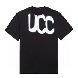 2023 designer tshirt couleur unie impression parodie chemises en coton populaires t-shirt noir hommes et femmes du même style t-shirt en coton