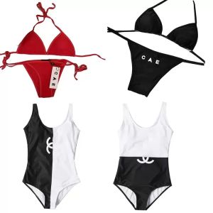 2023 Designer Femmes Vêtements Bikini Femmes Maillots de bain à lacets Maillot de bain Summer Time Cross Belt Pantalon Sexy Lettre Imprimer Femme Beach Swim Suit