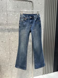 2023 Designer Dames jeans vrouwelijke retro designer jeans jas jas jas jas Milan Runway Designer jurk casual lange mouwen top kledingpak K16