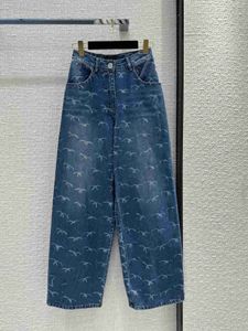 2023 designer damesjeans vrouwelijke retro designer jeans damesjas vrouwelijk Milan runway designer jurk casual top met lange mouwen kleding pak L3