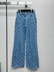 2023 designer damesjeans vrouwelijke retro designer jeans dames jasje dames Milan runway designer jurk casual top met lange mouwen kleding pak V2