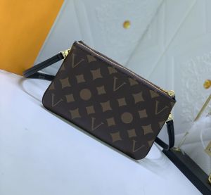 2023 Sac à bandoulière pour femmes de créateurs doubles sacs à main zip pochette