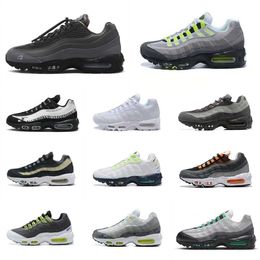 Baskets 95 Hommes Sports Casual Chaussures 95S Classic OG Triple Aegean Storm Solar Rouge Noir Blanc Bleu Tenis Olive Tones MAXes Club Neon Smoke Grey AIRS Runner Baskets