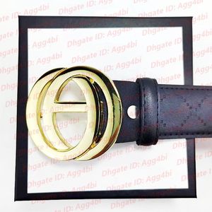 2023 Designers Ceintures Femmes Hommes Ceinture Casual Lettre Lisse Boucle Largeur 2.0cm 2.8cm 3.4cm 3.8cm Avec boxss