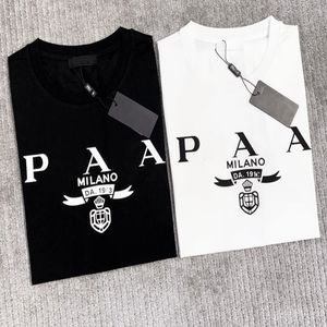 2023 Designers Mens T-shirt Kleding Zwart en Wit Dames beroemde merken T-stukken T-shortige dames Casual Hip Hop Streetwear T-shirts Designer T-shirt