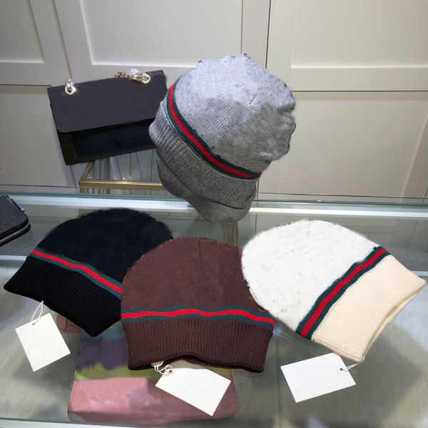 2023 Designers Neutra Chapeaux tricotés Chapeaux Os Hommes Femmes Simple Vintage Hiver Garder au chaud Bonnet de luxe doux