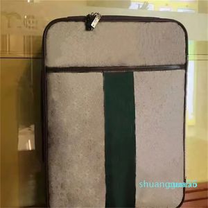 2023 dessigns Travel Horizon Suitcase Buggage Fashion Luxurys Men Femmes Trunk Sac Lettres Box Purse Box Spinner Universal Wheel Duffel Sacs 20 pouces