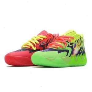 2023 DH Lamelo Ball MB 01 02 Basketbalschoenen Rood Groen Galaxy Paars Blauw Grijs Zwart Stad Melo Schoen Trainner Sneakers