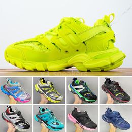 2023 Zapatos sucios de papá Triple S Zapatillas de deporte Nueva moda Clunky Hombres y mujeres Diseñador Negro Naranja Damas Caminando París Zapato 36-44 X84