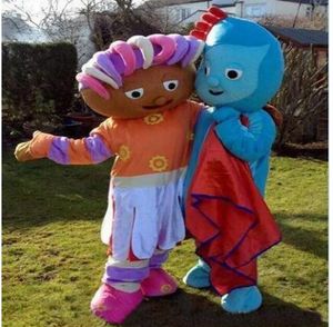 2023 Discount Factory Iggle Piggle Upsy Daisy in the Night Garden Mascot Costume Classic Cartoon Halloween Outfit Dress