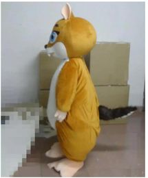 2023 Discount vente d'usine un costume de mascotte d'écureuil aux yeux bleus pour adulte à porter