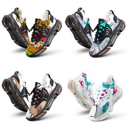 2023 DIY Aangepaste schoenen Klassieke schoenen Acceptatie Aangepaste UV Printing Axe Ademende mannen Women Soft Sports Running Sneaker