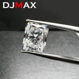 2023 DJMAX 0215CT RAADIANT GESNAAD LOSS STONEN Certified Diamonds Gemstone D Color VVS1 voor sieraden Making 231221