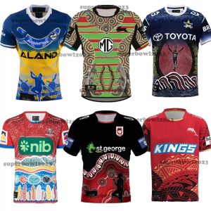 2023 Dolphins Rugby Jerseys Cowboy Penrith Panthers Inheemse cowboy Rhinoceros Training Jersey All NRL League Mans T-shirts maat S 4xl 5xl