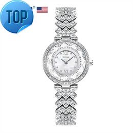 2023 DOM 1349 dameshorloge vol diamanten horloge mode dameshorloge