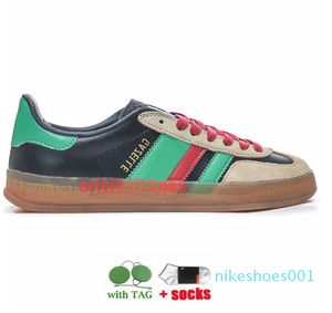 2023 chaussures habillées Gazelle Sneaker pour hommes femmes Tennis entraîneurs décontractés plate-forme plate en cuir daim velours métallisé ruban rose vert mode 2023