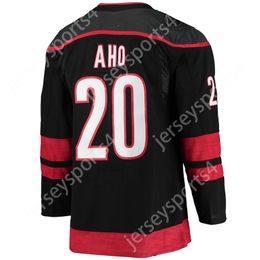 2023 Ed Ijshockey Carolina 20 Sebastian Aho 37 Svechnikov Aangepaste Goedkope Beste Kwaliteit Jersey