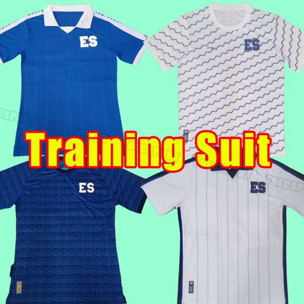 2023 El Salvador Football Team Jerseys de football 23 24 Eriq Zavaleta Amando Alex Roldan Darwin Ceren Eriq Narciso Orellana Chemises de football Hommes Uniformes Costume d'entraînement