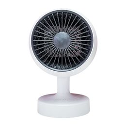 2023 Calentadores eléctricos Calentador de ventilador de mesa portátil PTC Cerámica de alta calidad Mini 500W Calentador de pie para habitación