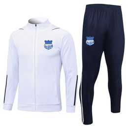 2023 Emelec Mens Tracksuits Fetts Soccer Training Costumes de football d'hiver Adulte Kits Sports Full Full Zipper Vestes and Pantal