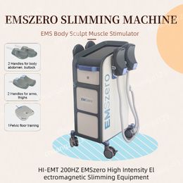 2023 Machine de sculpture corporelle EMS EMSZERO NEO RF Équipement de mise en forme pour brûler les graisses 14 Tesla 5000W HI-EMT Nova Machine de stimulation musculaire électromagnétique avec 2/4/5 poignées