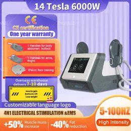 2023 EMS Body Sculpt Spierstimulator HI-EMT 14 Tesla EMSzero Hoge Intensiteit Elektromagnetische Afslanken Fitnessapparatuur