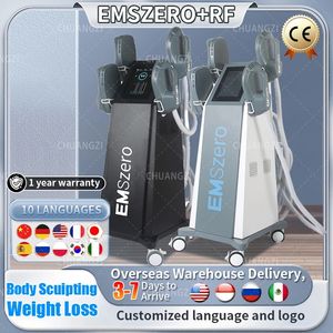 2023 EMS Nuevo DLS-EMSLIM NEO 14 Tesla Power 5000W Hi-Emt Body Muscleing Sculpting Machine 4 Neo Pelvic Stimulation Pad Certificación EMSzero CE opcional