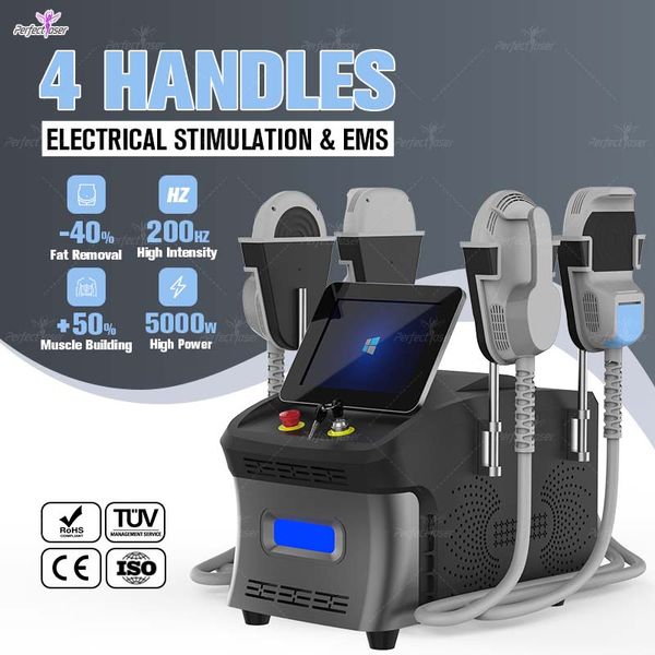 2023 EMS Traitement Amincissant Stimulateur Musculaire Machine Réduction De La Graisse Contour Du Corps Équipement De Beauté Utilisation De Salon Approbation De La FDA EMS RF Équipement De Serrage De La Peau