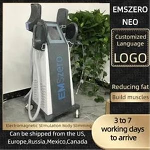 2023 emsslim RF machine emszero 14 tesla stimulateur musculaire électro-magnétique Neo 6000W EMS sculpture machine 4 pièces poignées RF